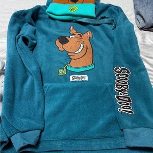 Teal Scooby-Doo Fleece Hoodie